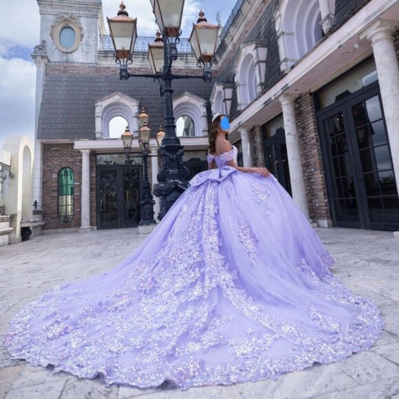 House of Wu 26022 Lilac Quince Dress Size 0 - Picture 1 of 1